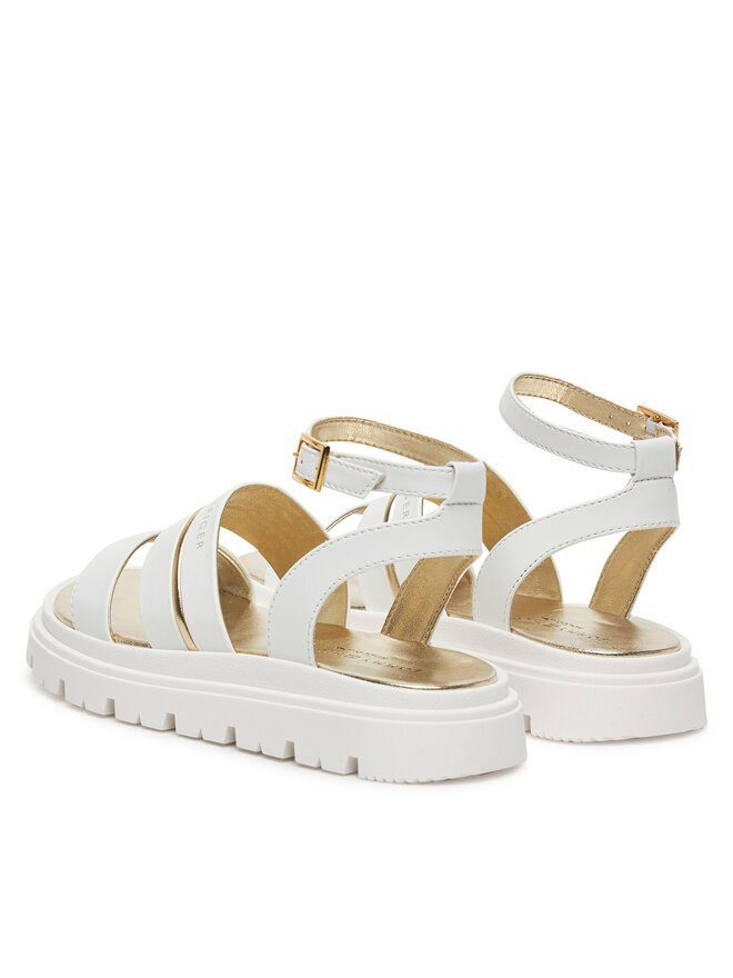 Tommy Hilfiger Sandały Tommy Hilfiger Sandal T4A2-33798-0371 S Biały