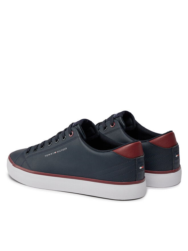Tommy Hilfiger Tenisice Tommy Hilfiger Th Hi Vulc Core Low Leather FM0FM05041 Tamnoplava