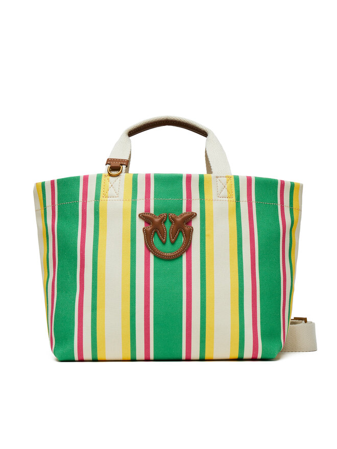 PINKO Τσάντα PINKO Shopping Bag Medium PE 25 PLTT 104753 A2G5 Πράσινο