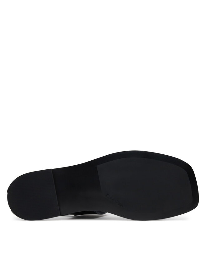Calvin Klein Sandalen Calvin Klein Flat Sandal - He HW0HW02377 Schwarz
