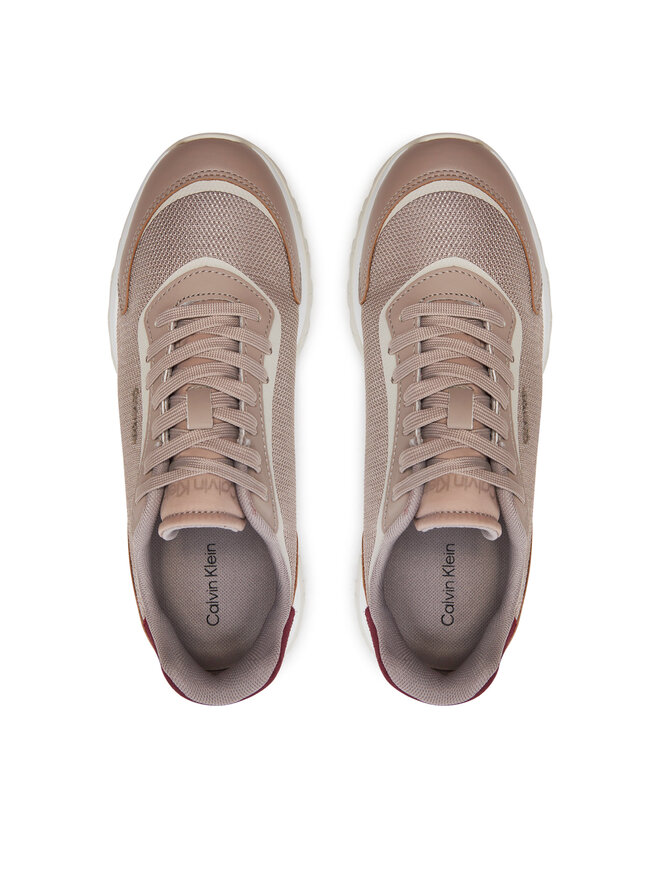 Calvin Klein Sneakersy Calvin Klein Runner HW0HW02221 Béžová