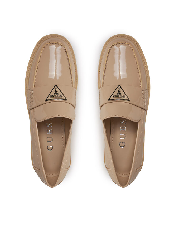 Guess Loaferice Guess FLJST2 PAT14 Bež