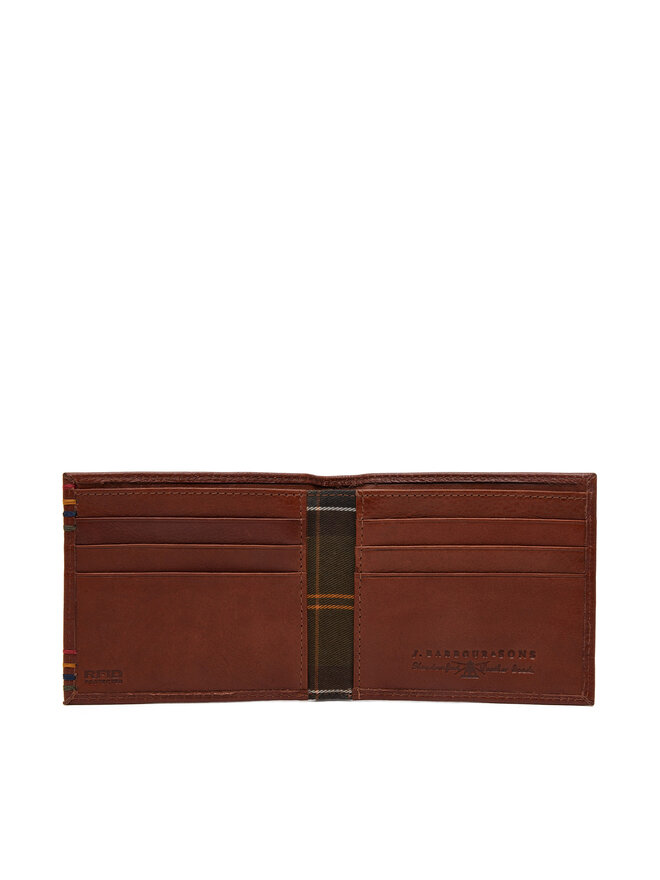 Barbour Set denarnica in etui za kreditne kartice Barbour MGS0082BR11 Rjava