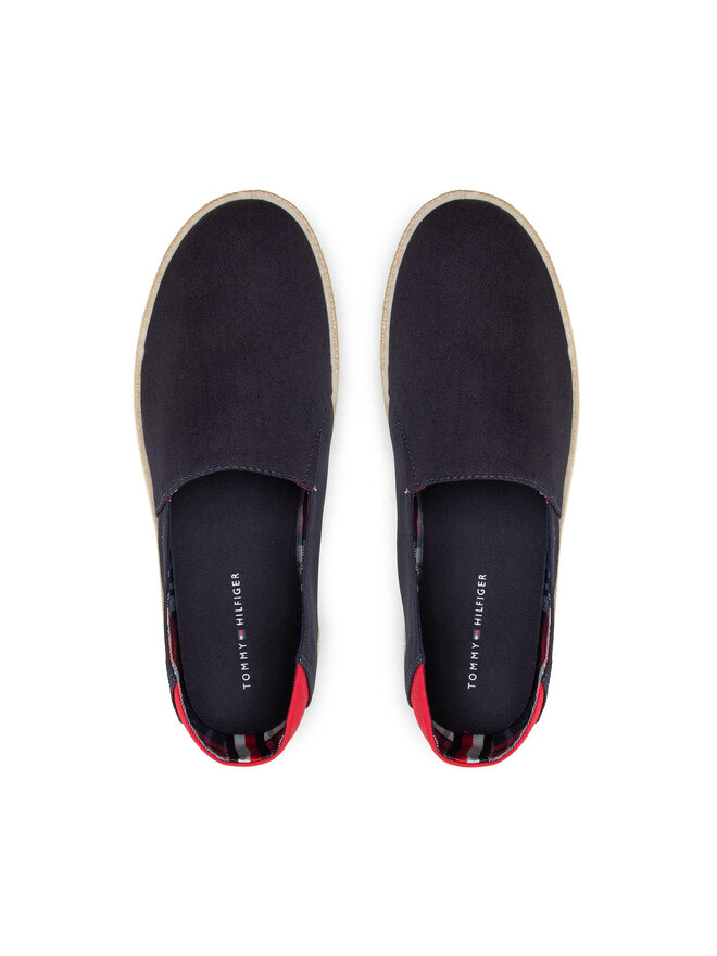 Tommy Hilfiger Espadrilles Tommy Hilfiger Easy Summer Slip On FM0FM00569 Dunkelblau