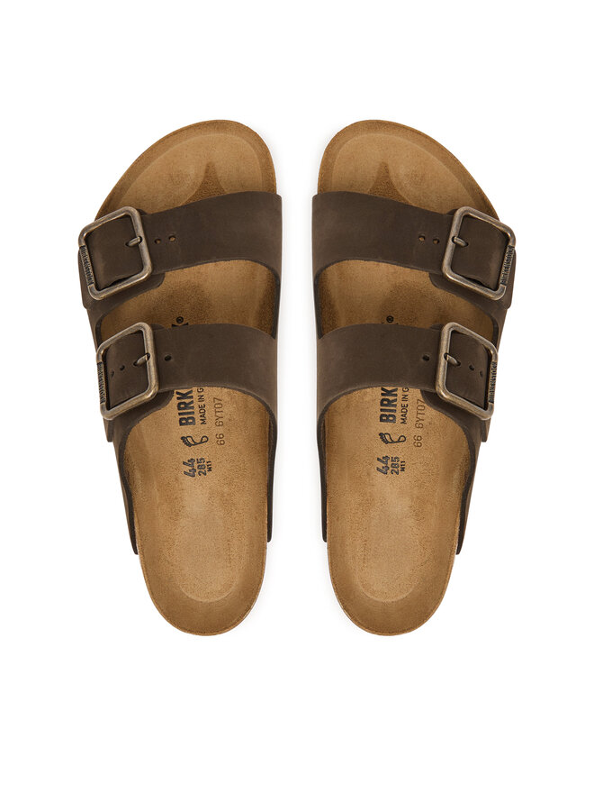Birkenstock Pantoletten Birkenstock Arizona Wire Buckle 1032761 Dunkelbeige