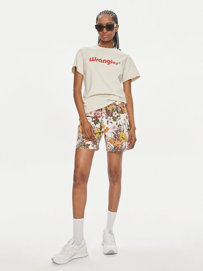 Wrangler Wrangler Póló 112350305 Ekru Regular Fit