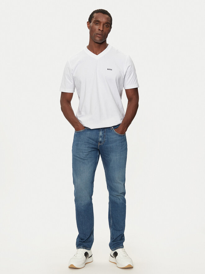 BOSS Boss Футболка Tee V 50506347 Білий Regular Fit