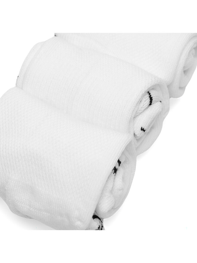 Reebok Set de 3 perechi de șosete joase unisex Reebok R0356P-SS24 (3-pack) Alb