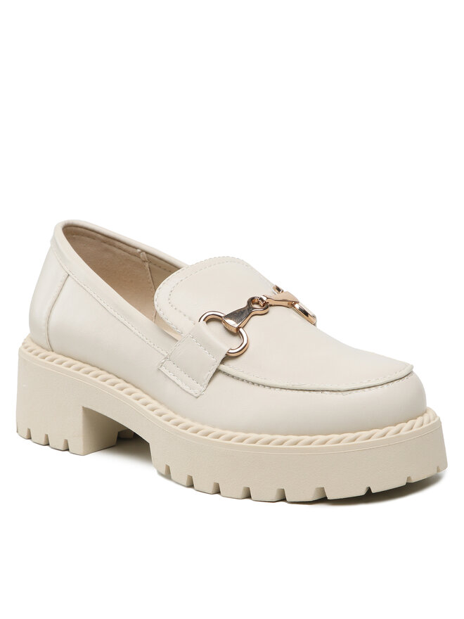 DeeZee Loafersy DeeZee H3302D-3 Beżowy