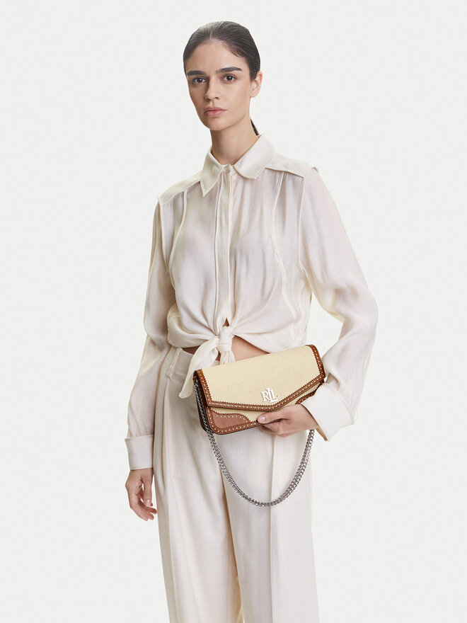 LAUREN RALPH LAUREN Handtasche LAUREN RALPH LAUREN Sawyer 431966774001 Beige