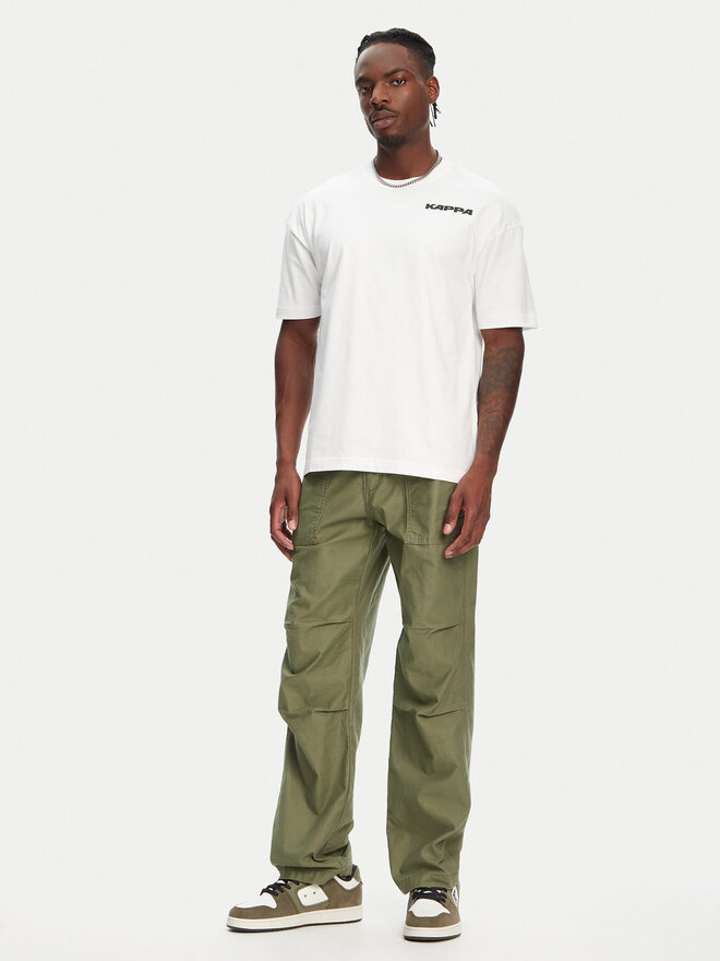 Kappa Kappa Marškinėliai Nyle 351S5GW Balta Regular Fit