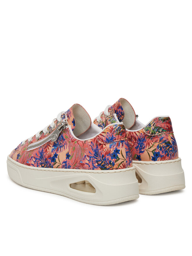 Rieker Sneakersy Rieker N6401-90 Růžová