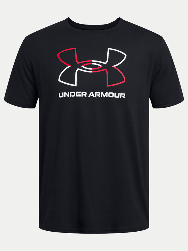 Under Armour Under Armour Marškinėliai Ua Gl Foundation Update Ss 1382915-001 Juoda Loose Fit
