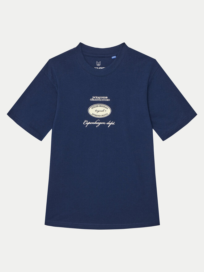 Jack&Jones Junior Jack&Jones Junior Póló 12274895 Sötétkék Relaxed Fit