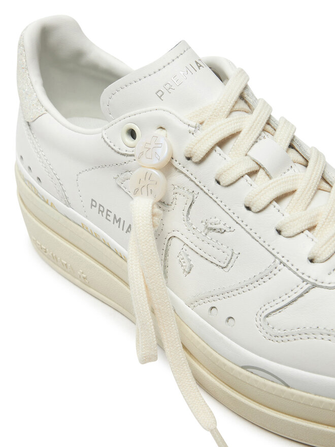 Premiata Сникърси Premiata Micol 7010 Бял