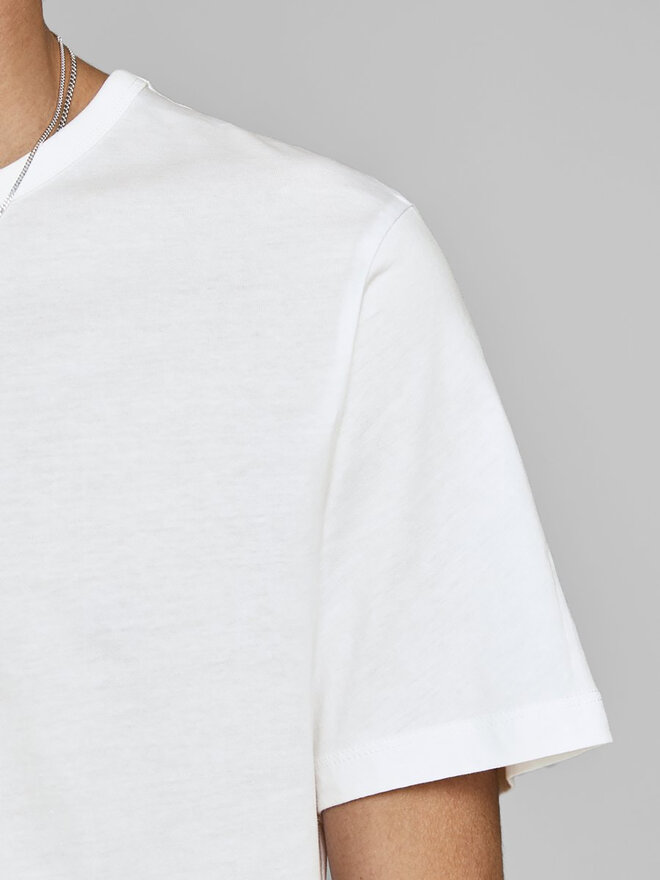 Jack&Jones Jack&Jones 2 marškinėlių komplektas Basic Crew Neck 12133913 Balta Regular Fit