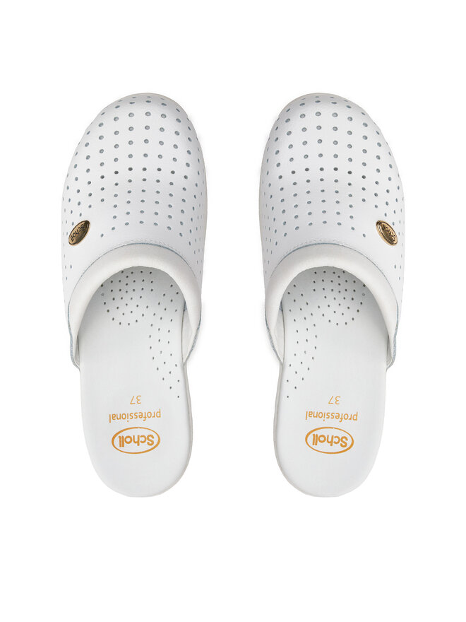 Scholl Чехли Scholl W Clog Back Guard F20002 1065 Бял
