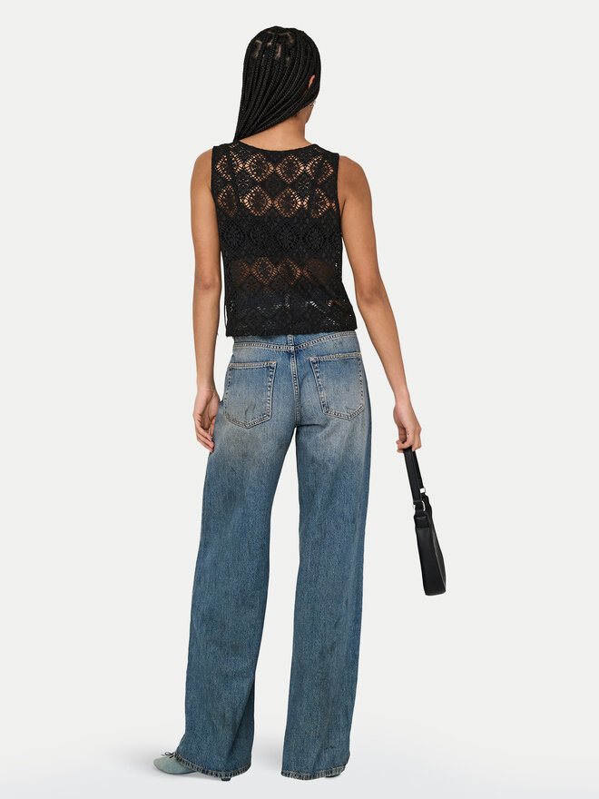 JDY JDY Top Eva 15351499 Schwarz Regular Fit