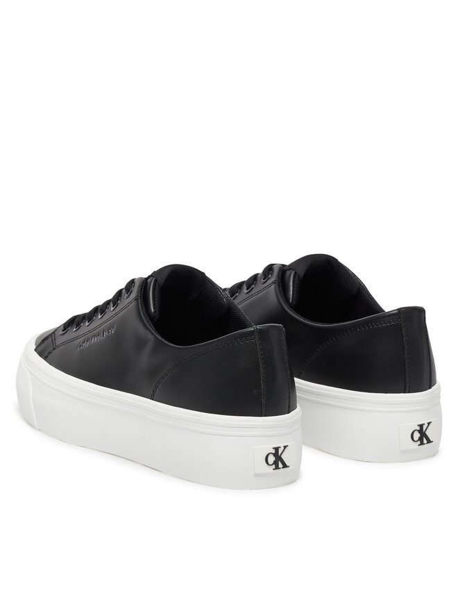 Calvin Klein Jeans Sportcipők Calvin Klein Jeans Vulc Flatform Low Mg Lth YW0YW01771 Fekete