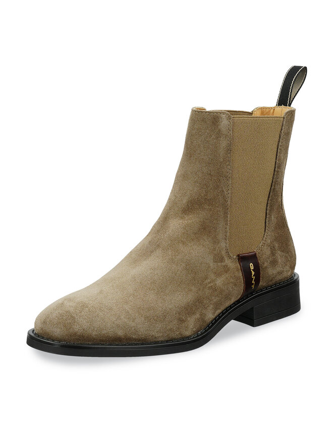 Gant Kotníková obuv s elastickým prvkem Gant 31553127 Khaki