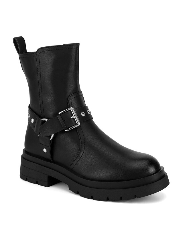 Botki DeeZee HY60188-2 Czarny | eobuwie.com.pl