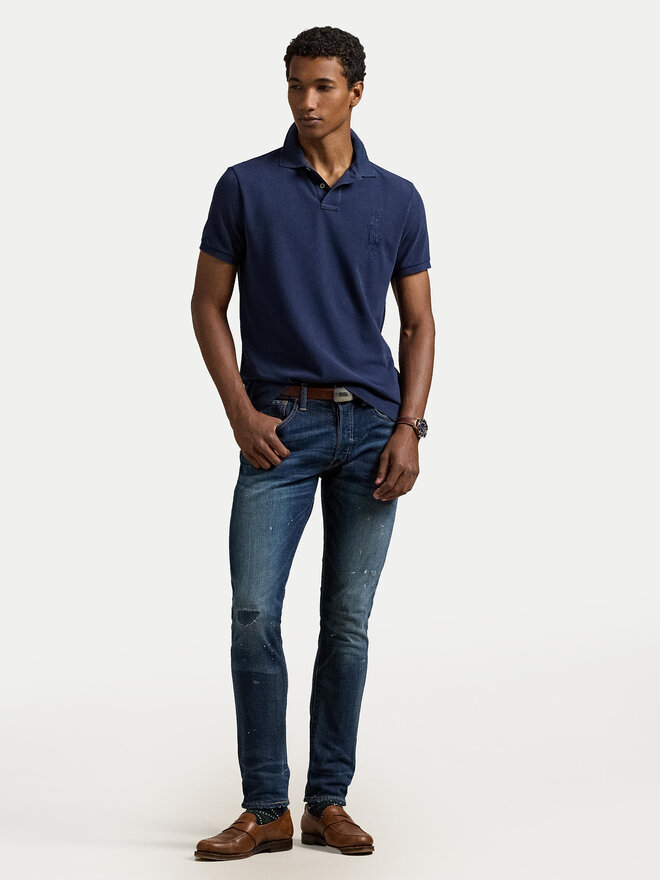 Polo Ralph Lauren Polo Ralph Lauren Poloshirt 710938137006 Dunkelblau Slim Fit