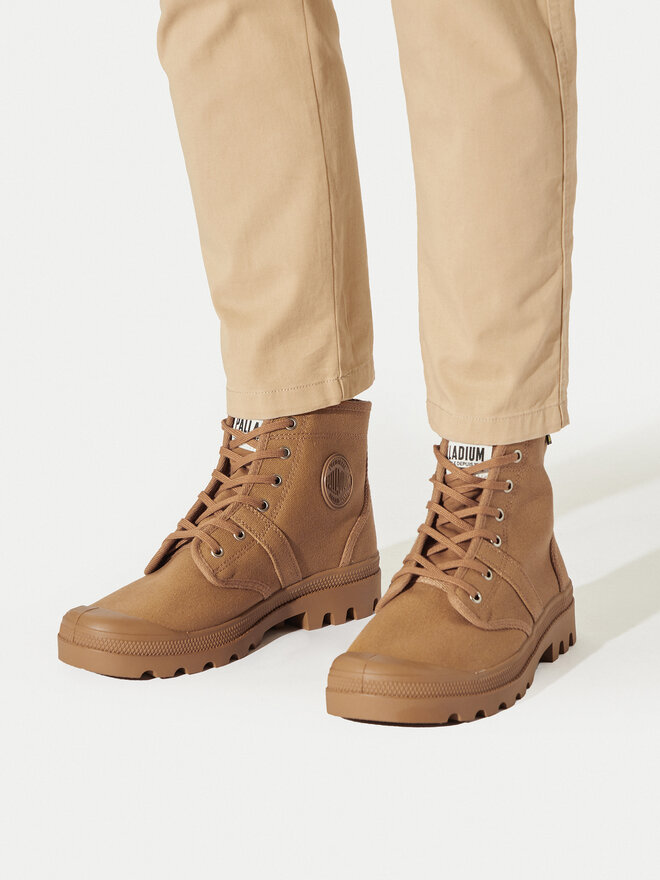 Palladium Schnürstiefeletten Palladium Pallabrousse 00069-255-M Braun