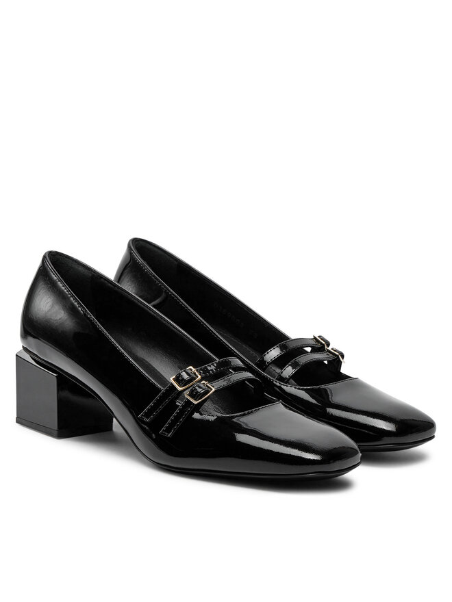 AGL Lodičky AGL Angie Mary Jane D169008PCMOON.0000 Černá