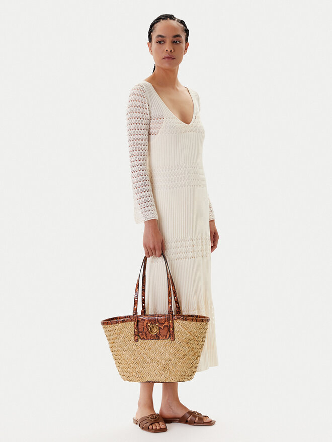 PINKO Сумка PINKO Love Summer Basket PE 25 PLTT 103324 A2GO Бежевий