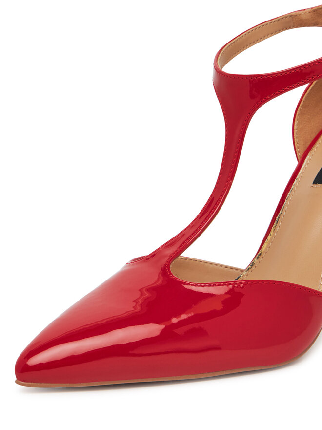 Nine West Pantofi cu toc subțire Nine West WS21582-01 Roșu