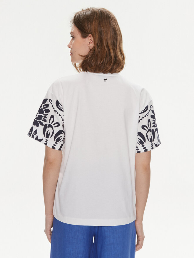 Weekend Max Mara Weekend Max Mara Marškinėliai Viterbo 2415971032 Balta Loose Fit
