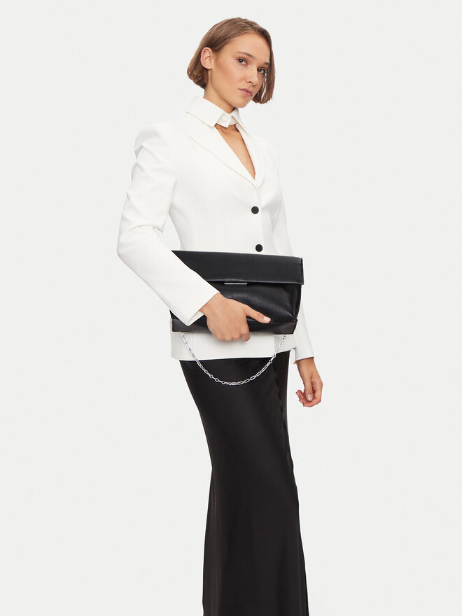 Calvin Klein Ročna torba Calvin Klein Linear K60K612560 Črna