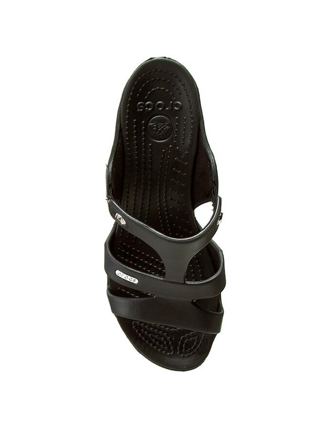 Crocs Pantoletten Crocs Cyprus V Heel W 201301 Schwarz