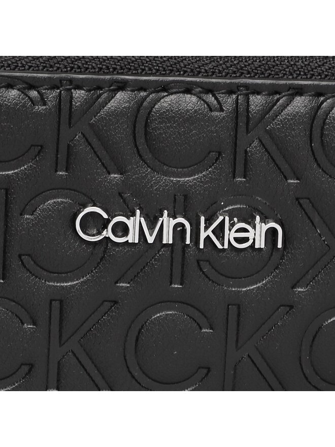 Calvin Klein Дамска чанта Calvin Klein Ck Must Crossbody Embossed K60K610188 Черен