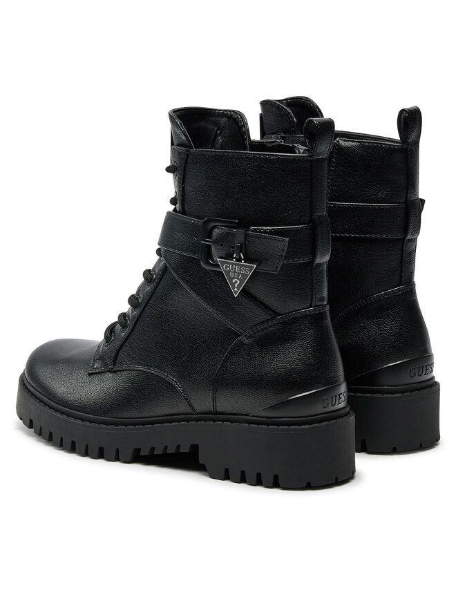 Guess Schnürstiefeletten Guess Olsy FLFOLS ELE10 Schwarz
