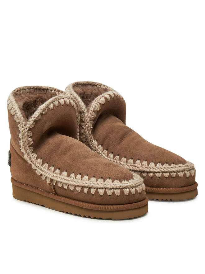 Mou Sněhule Mou Eskimo 18 Glitter Logo FW101050A Hnědá