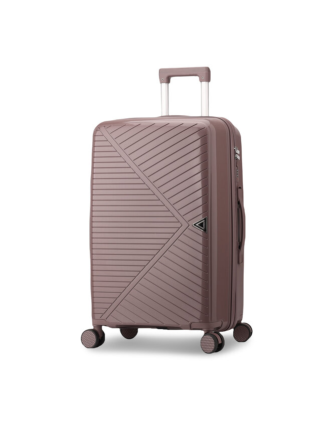 Semi Line Μεσαία Βαλίτσα Semi Line T5827-2 Καφέ