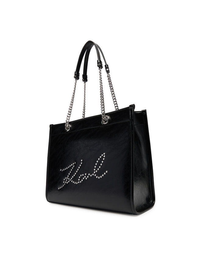 KARL LAGERFELD Ročna torba KARL LAGERFELD A3W30031 Črna