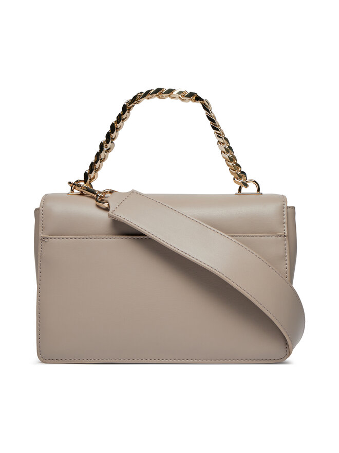Handtasche Tommy Hilfiger Th Refined Med Crossover AW0AW15725 Beige eschuhe