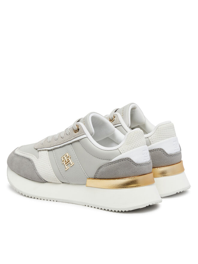 Tommy Hilfiger Снікерcи Tommy Hilfiger Th Fashion Runner FW0FW08475 Сірий