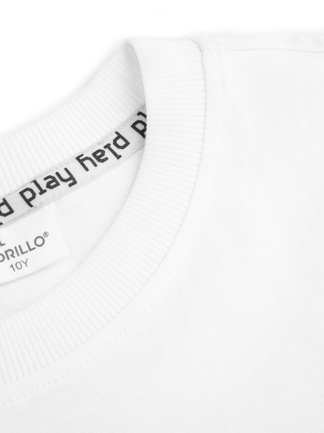 Coccodrillo Coccodrillo Camiseta WC5143204GBJ Blanco Regular Fit