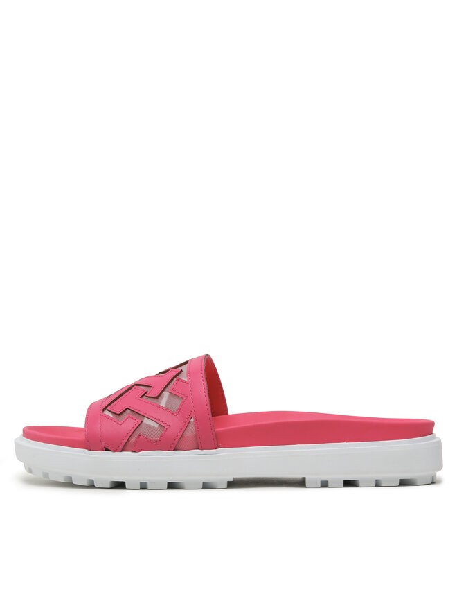 Tommy Hilfiger Ciabatte Tommy Hilfiger Th Elevated Flat Sandal FW0FW07407 Rosa