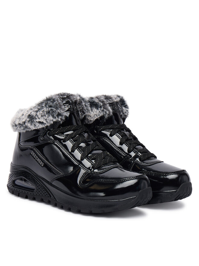 Skechers Schnürschuhe Skechers Uno Rugged 168126/BBK Schwarz
