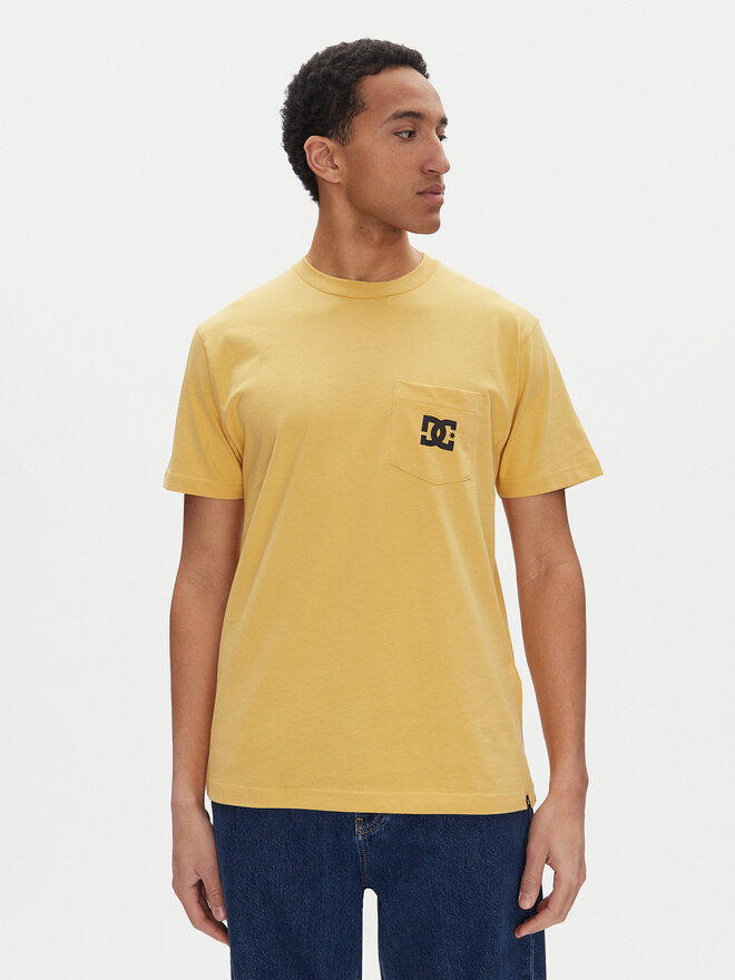 DC DC T-Shirt ADYZT05377 Gelb Heritage Fit