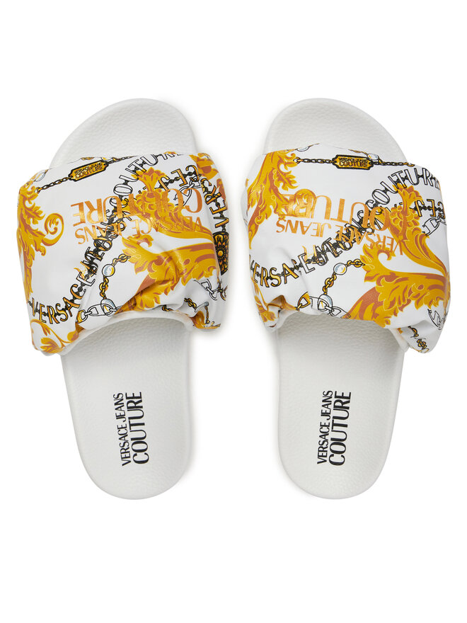 Versace Jeans Couture Шльопанці Versace Jeans Couture 75VA3SQ9 Білий