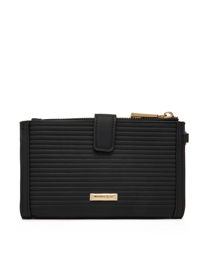 Aldo Голям дамски портфейл Aldo Babaeteriel 14076765 Черен