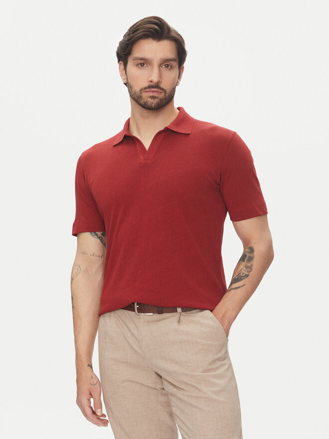 Marc O'Polo Marc O'Polo Poloshirt 523 2091 53026 Rot Regular Fit
