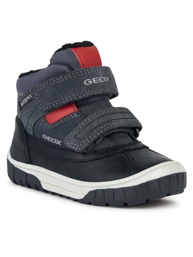 Geox Kotníková obuv Geox B Omar Boy Wpf B162DB 022FU C0047 M Šedá