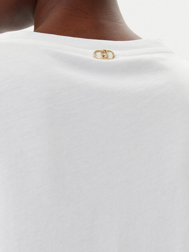 Liu Jo Liu Jo Camiseta WA5146 JS923 Blanco Regular Fit