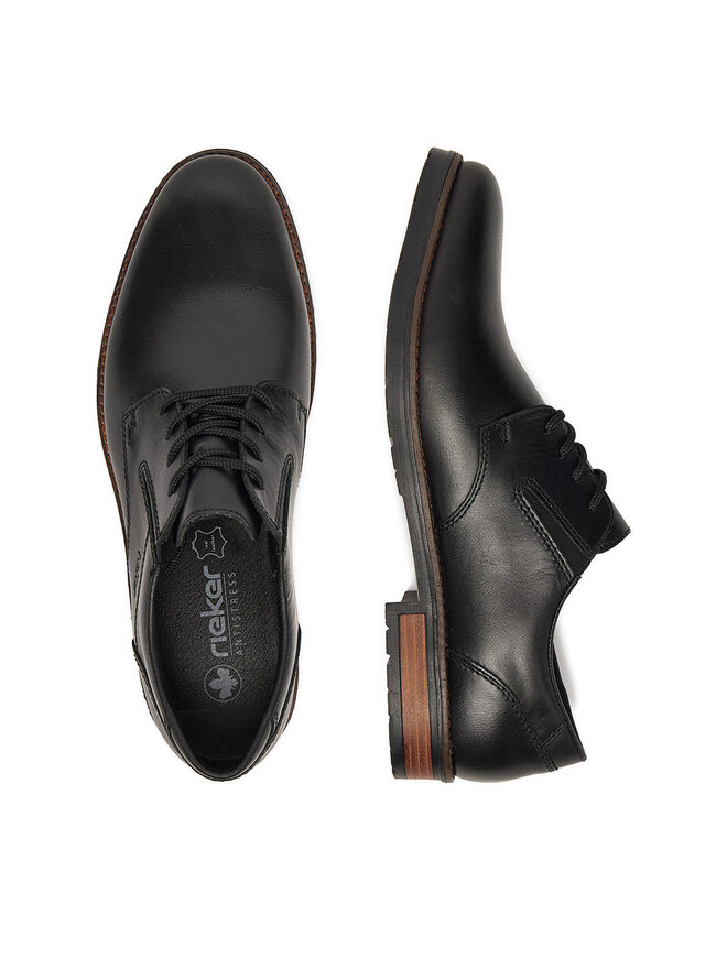 Rieker Półbuty Rieker 14621-00 Czarny